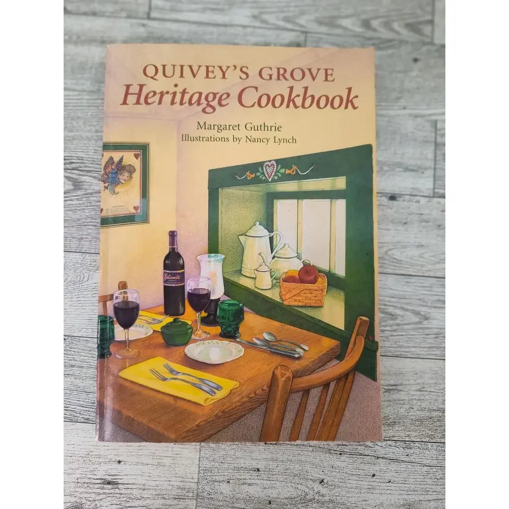 Quiveys Grove Heritage Cookbook Margaret Guthrie 1994 1st Edition 1st Print USED